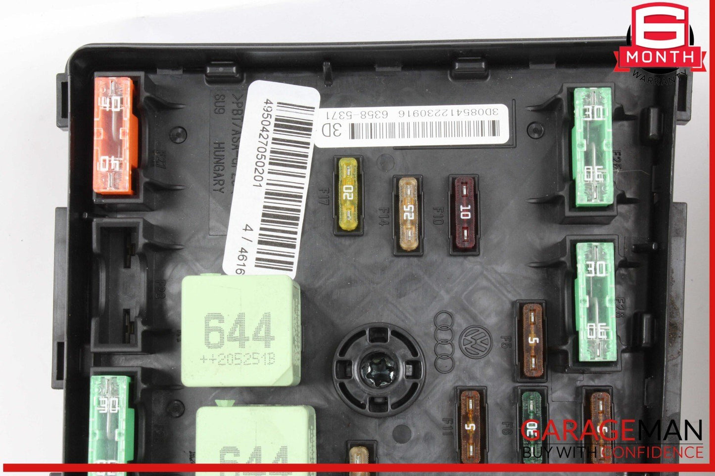 15-18 Audi Q3 Quattro Engine Fuse Relay Distribution Box Module Unit OEM