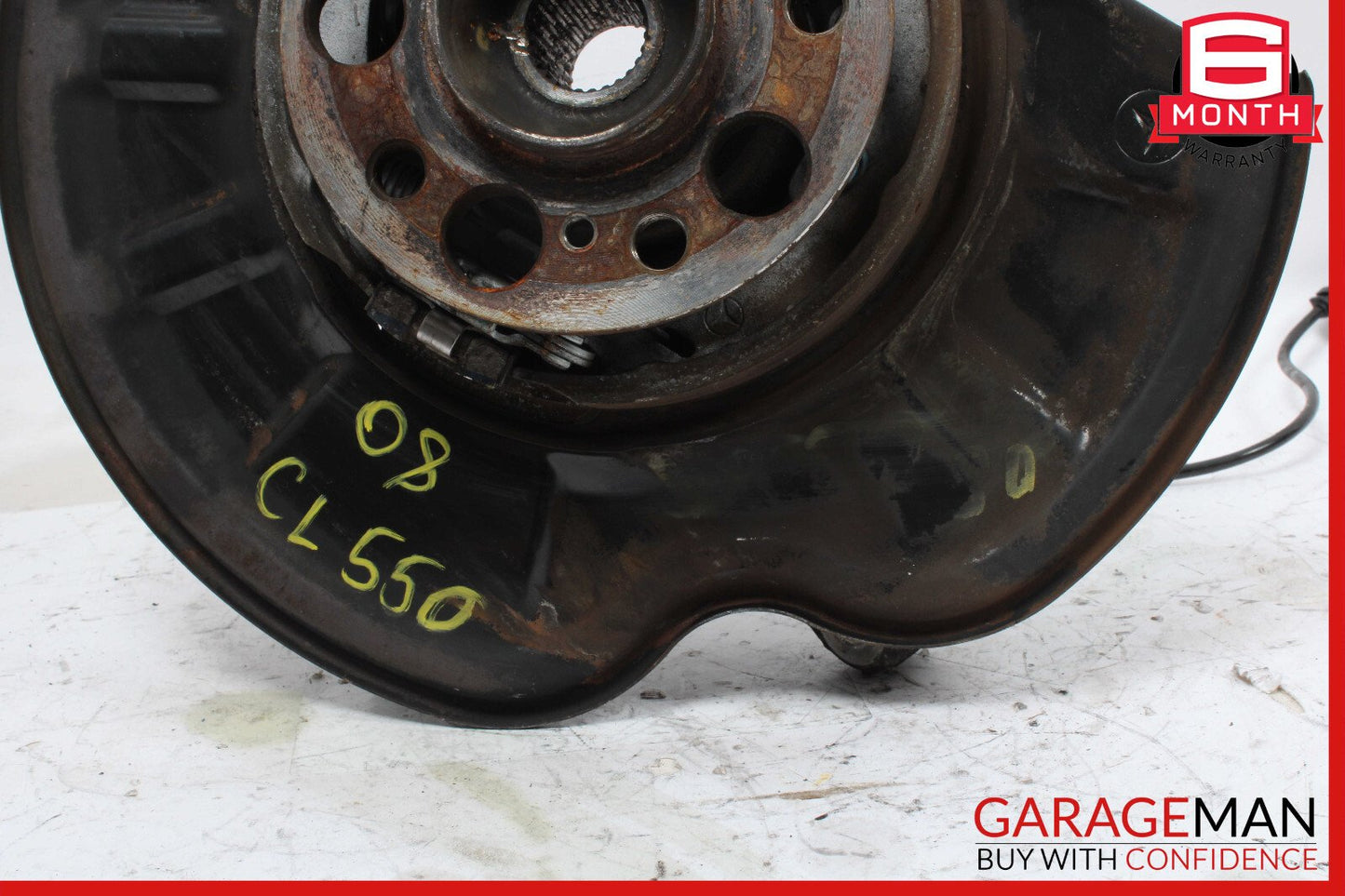 07-14 Mercedes W216 CL550 S550 Rear Left Wheel Carrier Spindle Knuckle Hub OEM