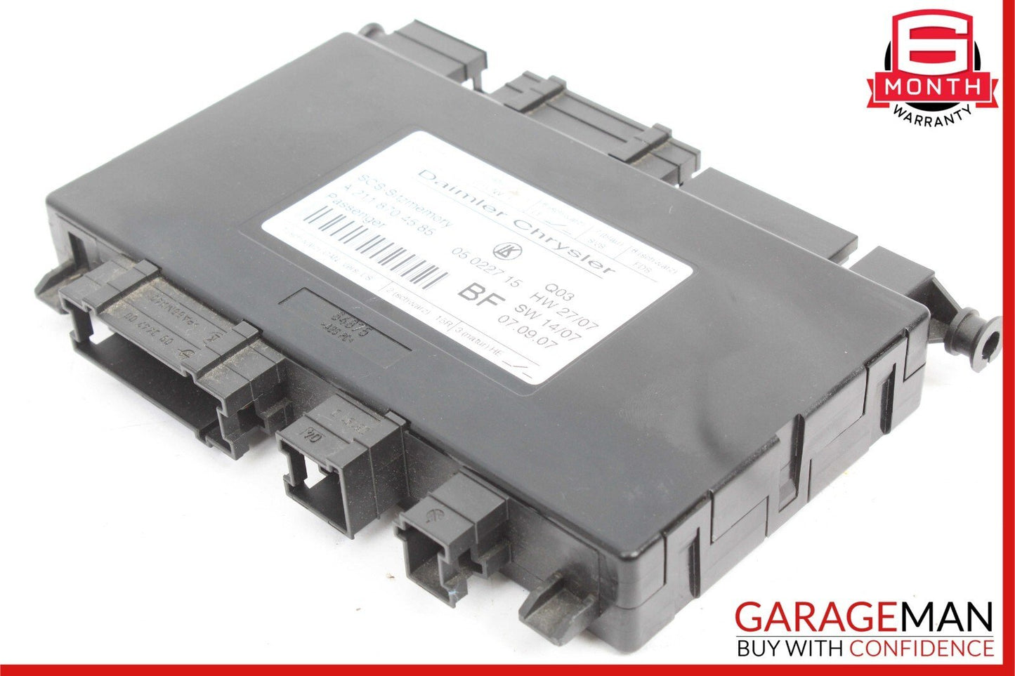 03-12 Mercedes R171 SLK280 CLS500 E350 Front Right Side Seat Control Module Unit