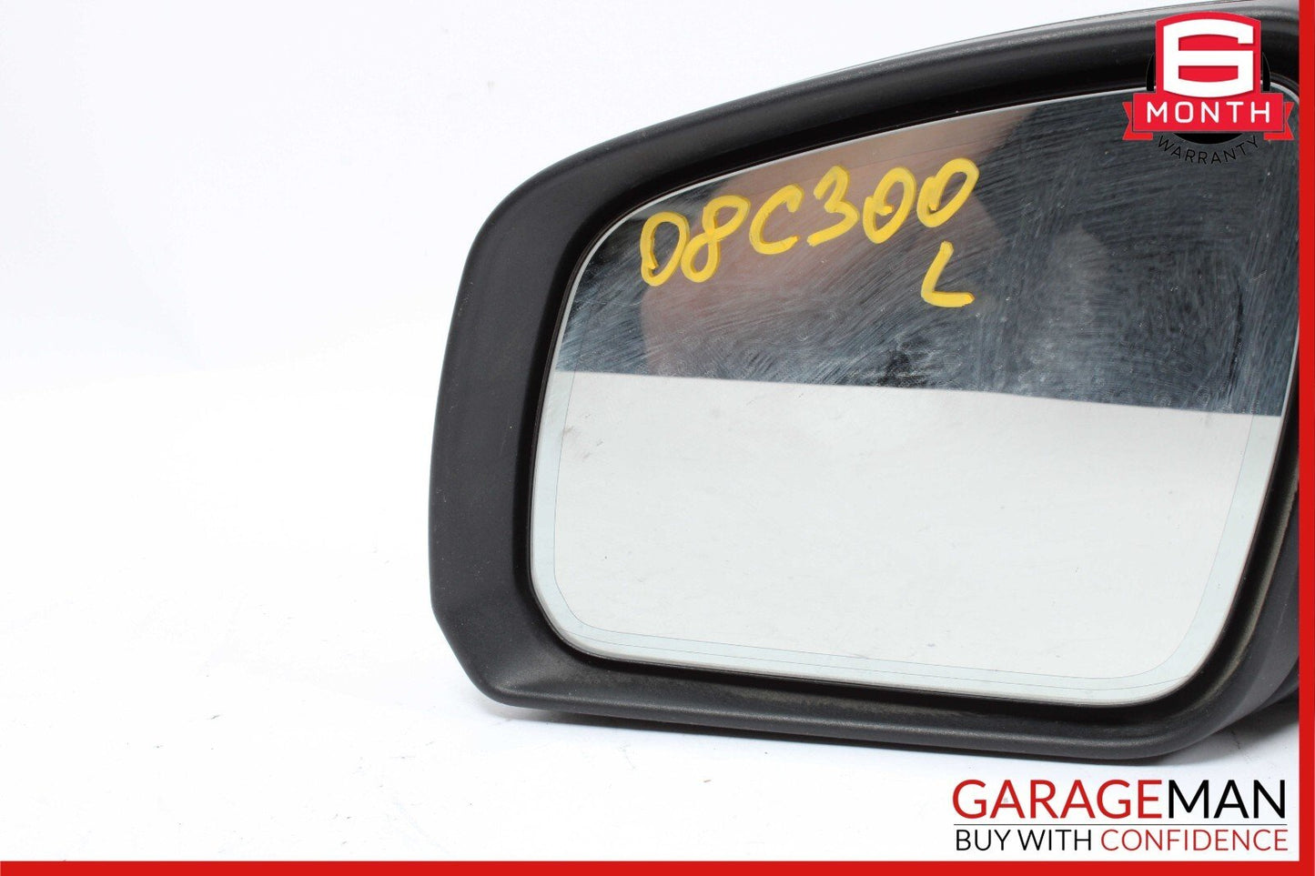 08-09 Mercedes W204 C300 C350 Front Left Side Mirror Rear View Door Black