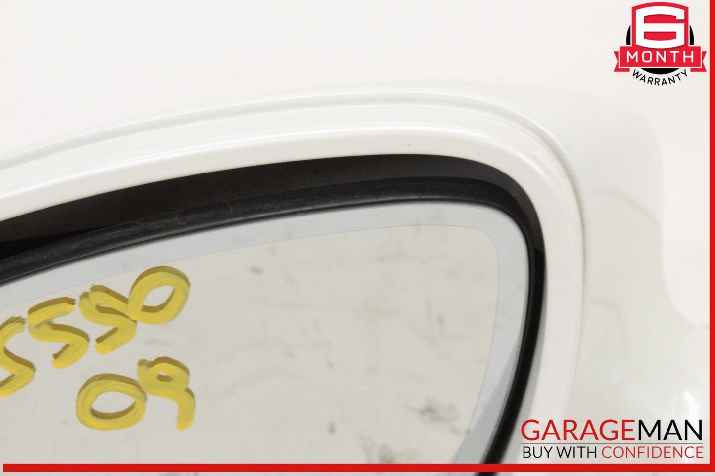 07-09 Mercedes W221 S550 S600 Front Left Side Door Rear View Mirror White OEM