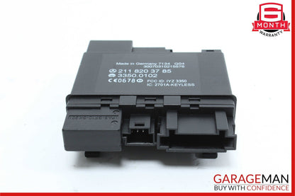 03-11 Mercedes W211 E350 E63 AMG CLS500 Rear Door Keyless Go Control Module Unit
