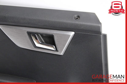 10-15 Mercedes X204 GLK350 GLK250 Rear Left Driver Interior Door Panel Black OEM