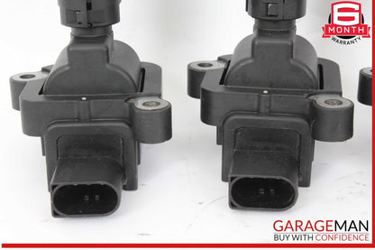12-15 Mercedes W204 C250 Engine Ignition Coil Spark Plug 0001502580 Set of 4 OEM