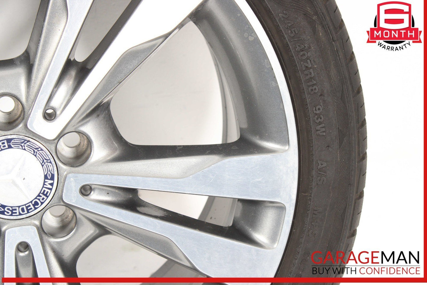 15-18 Mercedes W205 C300 Rear Right or Left Wheel Tire Rim 8.5Jx18H2 ET56 OEM