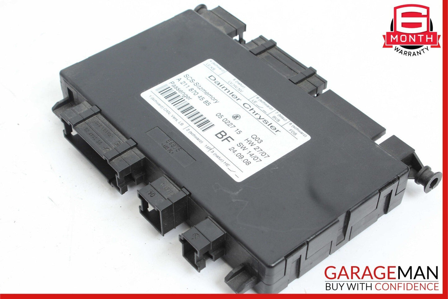 03-11 Mercedes X164 GL450 E350 Seat Control Module Front Right 2118704585 OEM