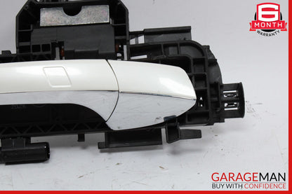 10-15 Mercedes X204 GLK250 Rear Right Side Exterior Door Handle White OEM