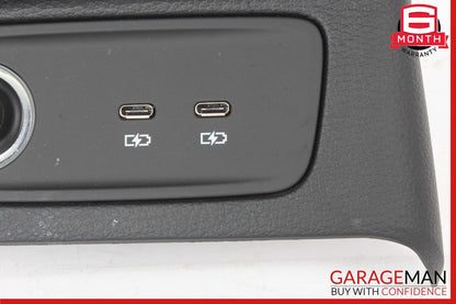 19-24 Audi Q3 Rear Center Console Trim Panel w/ Charging Port 83A864376C