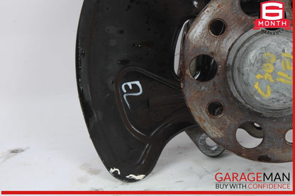 08-20 Mercedes W204 C300 Front Left Side Spindle Knuckle Wheel Hub Bearing OEM