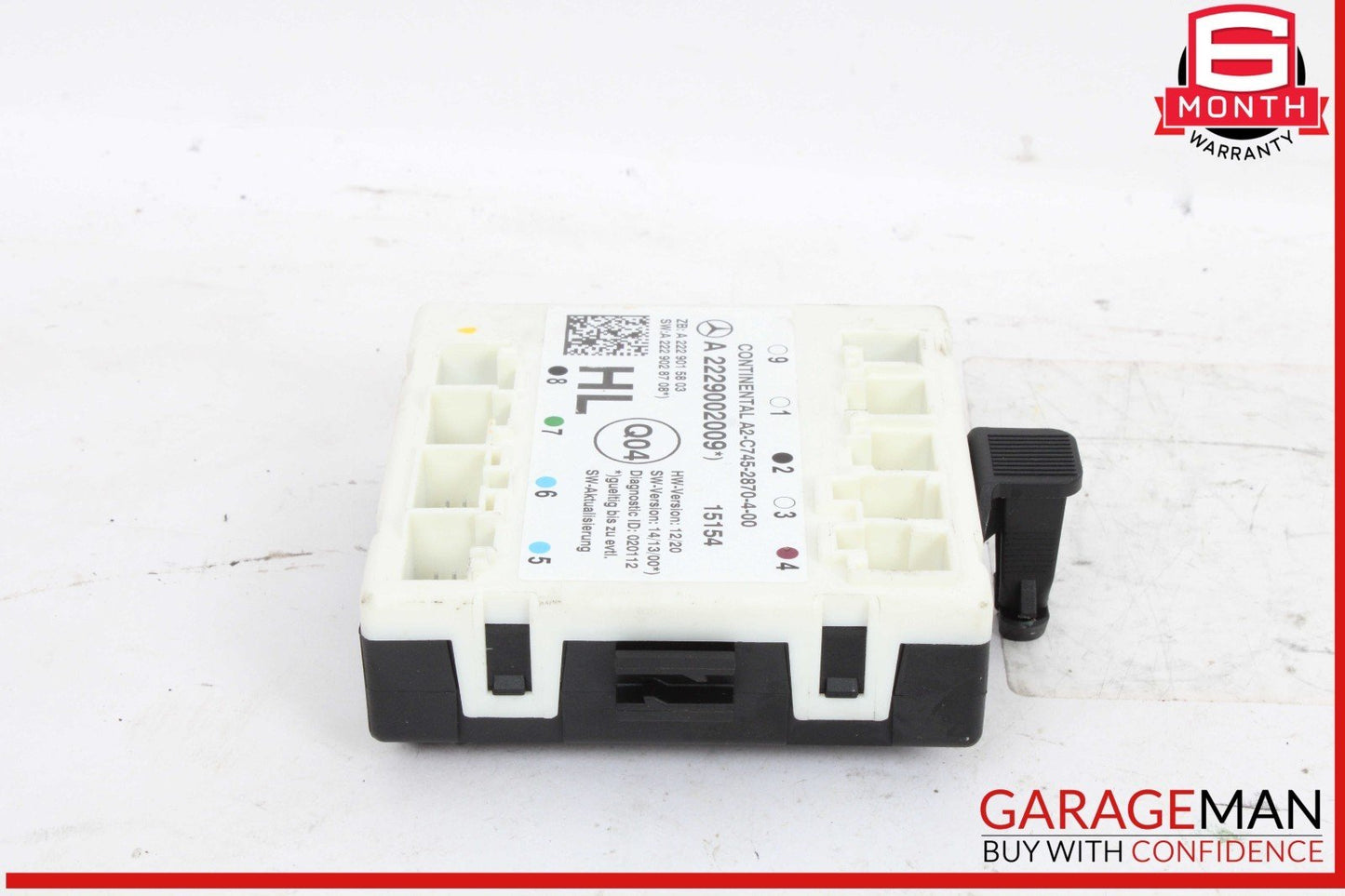 15-23 Mercedes W205 C300 4MATIC Rear Left Side Door Control Module Unit OEM