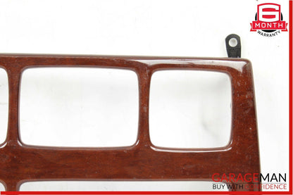 00-02 Mercedes W220 S430 S600 Radio Dash Wood Trim Panel Cover Wood Bezel OEM