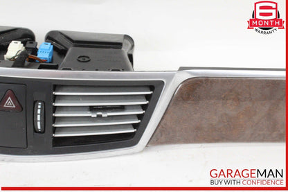 10-13 Mercedes W212 E350 Front Center Dash AC A/C Air Vent Trim Assembly OEM