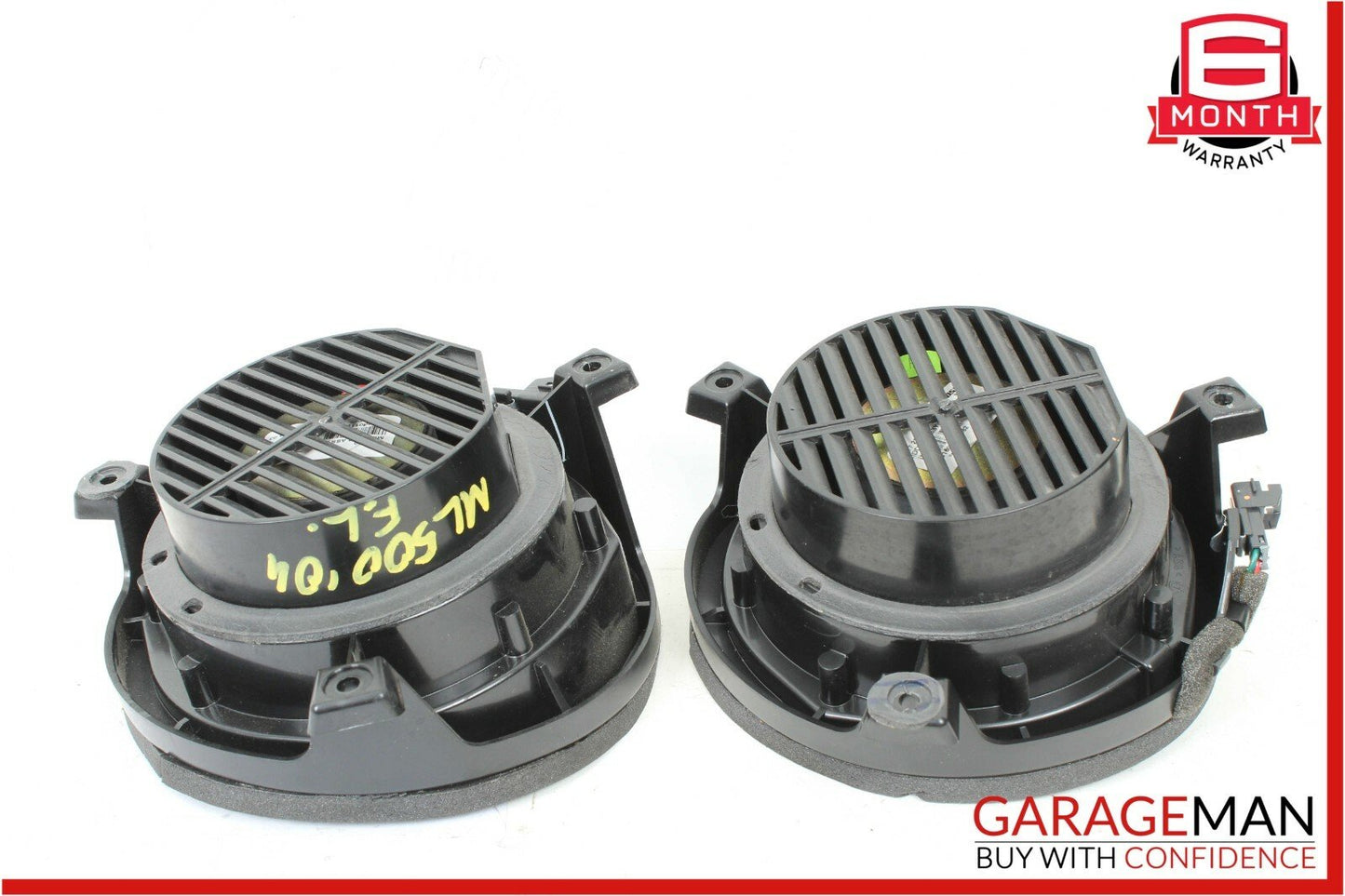 02-05 Mercedes W163 ML500 Front & Rear Door Sound Audio Speaker Set of 6 Pc OEM