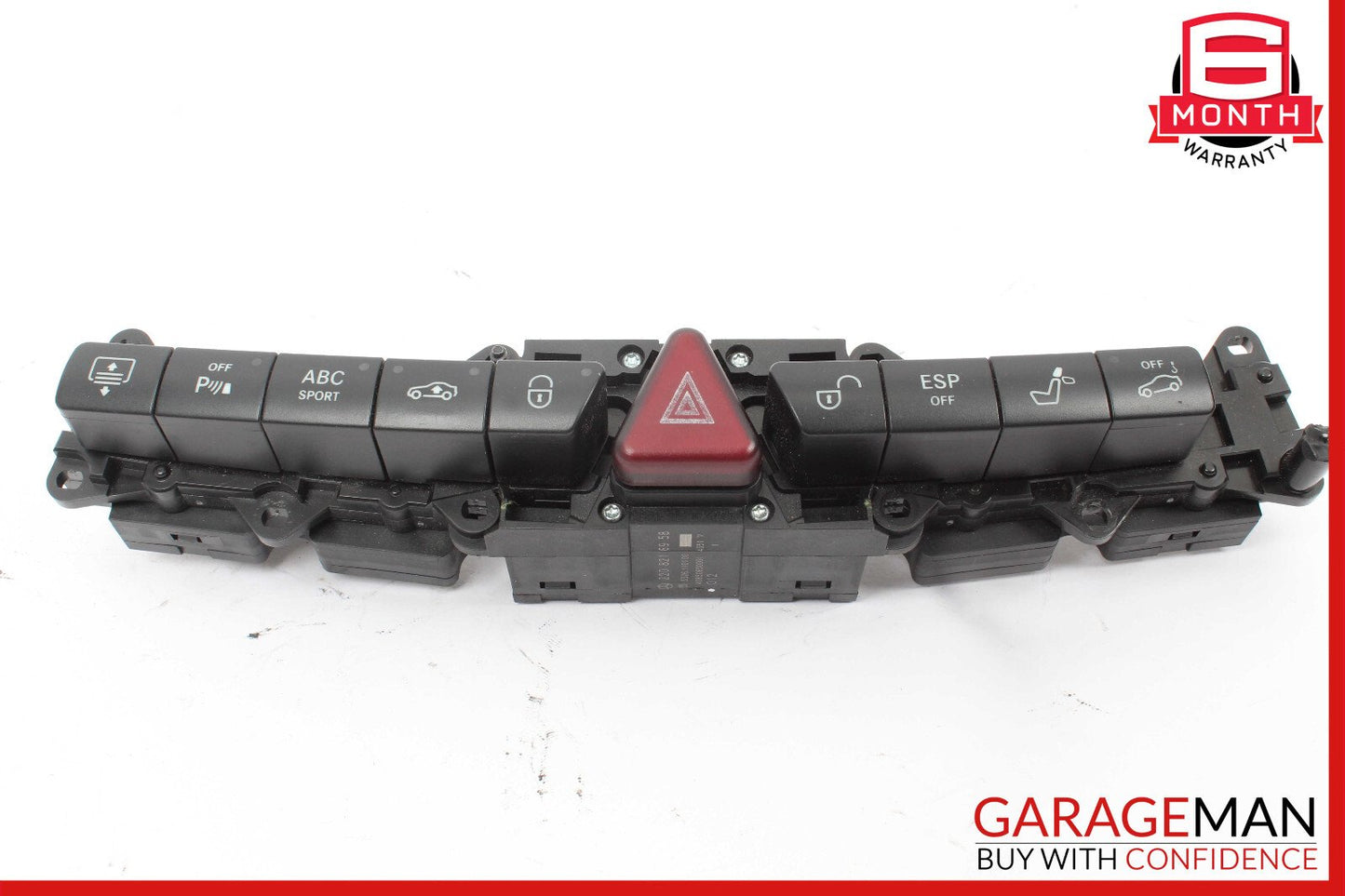 03-06 Mercedes W220 S55 AMG S430 Center Dash Switch ESP Hazard Door Lock OEM
