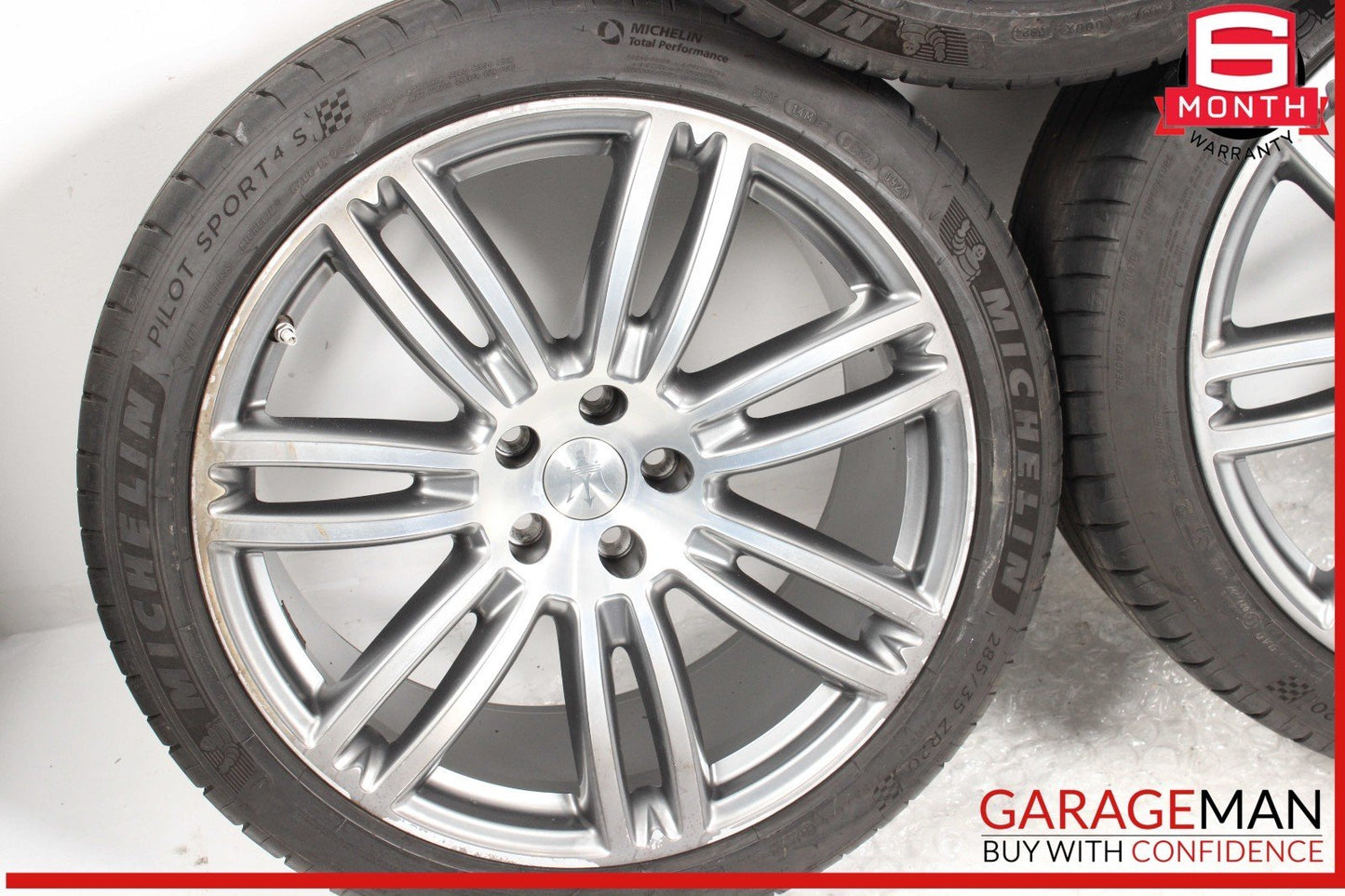 14-17 Maserati Ghibli Quttroporte Complete Wheel Tire Rim Set of 4 Pc R20 OEM