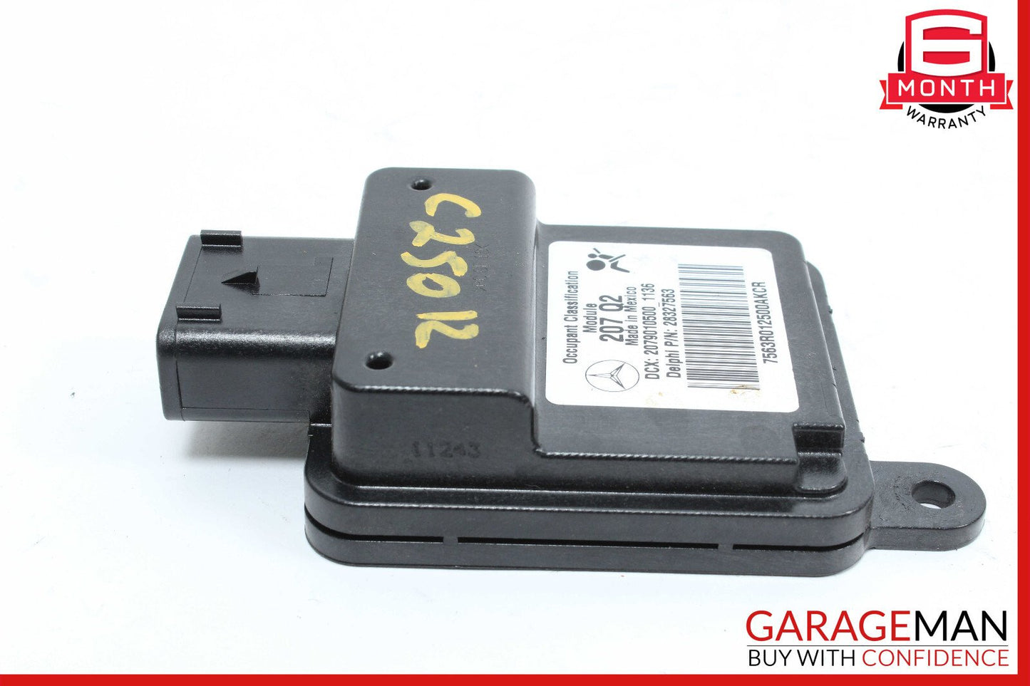 12-14 Mercedes W204 C250 C300 Seat Occupancy Sensor Mat SRS Module OEM