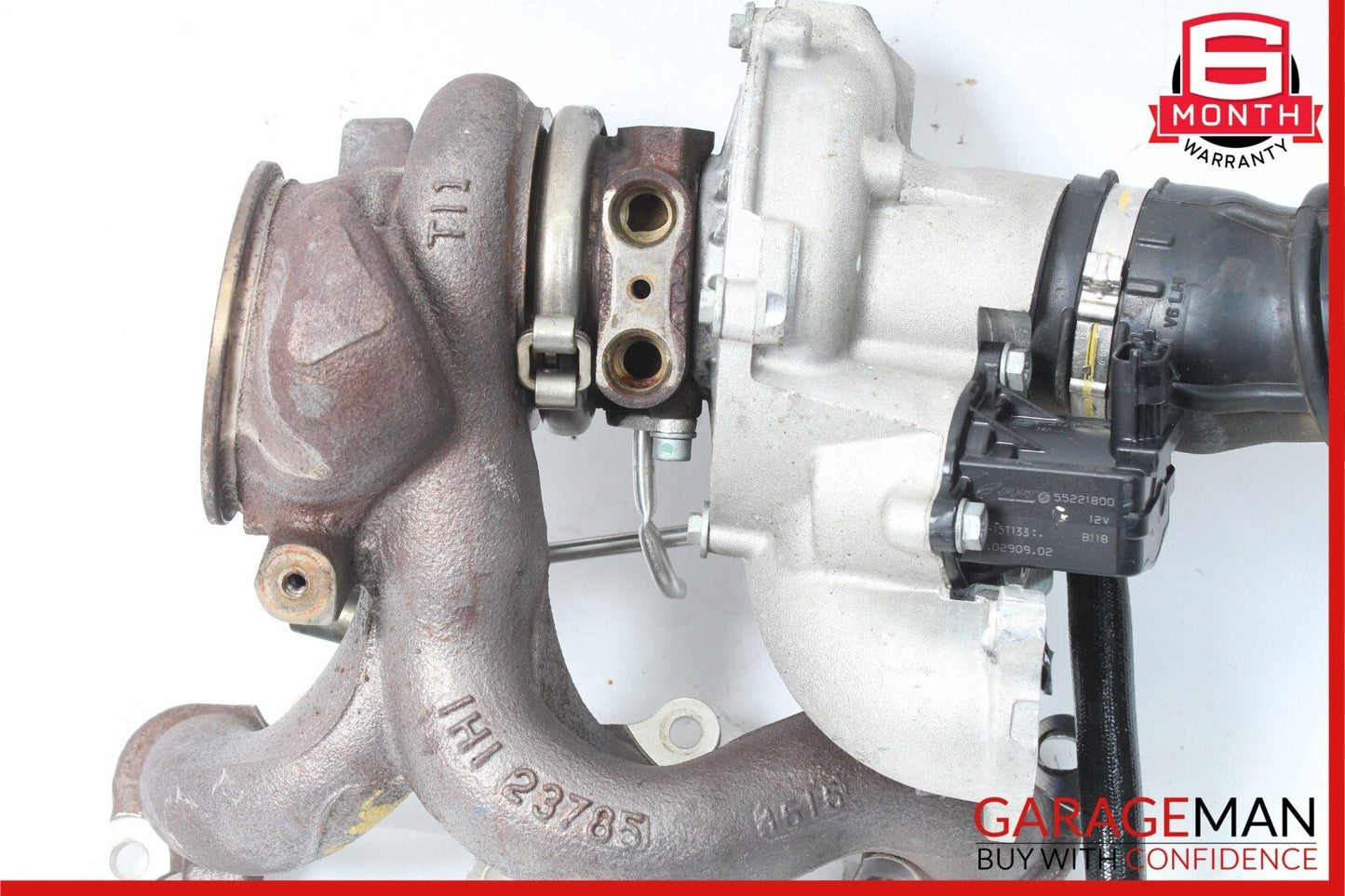 14-17 Maserati Ghibli M157 Front Left Driver SideTurbocharger Turbo Assembly OEM