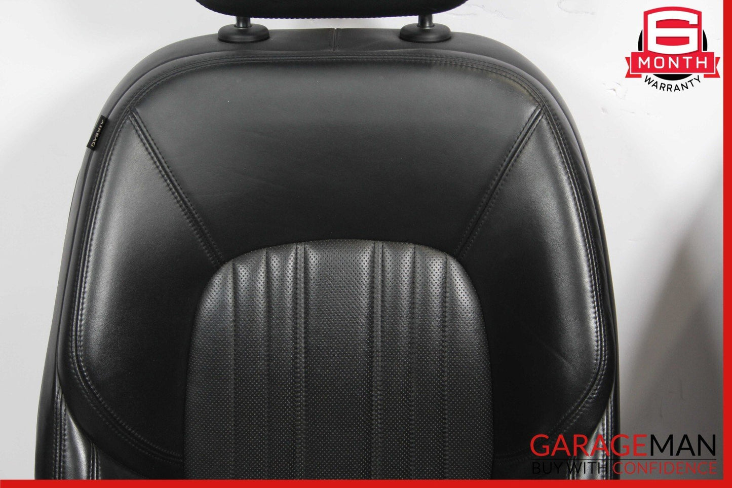 14-17 Maserati Ghibli M157 Front Complete Seat Cushion Cover Assy Set Black OEM