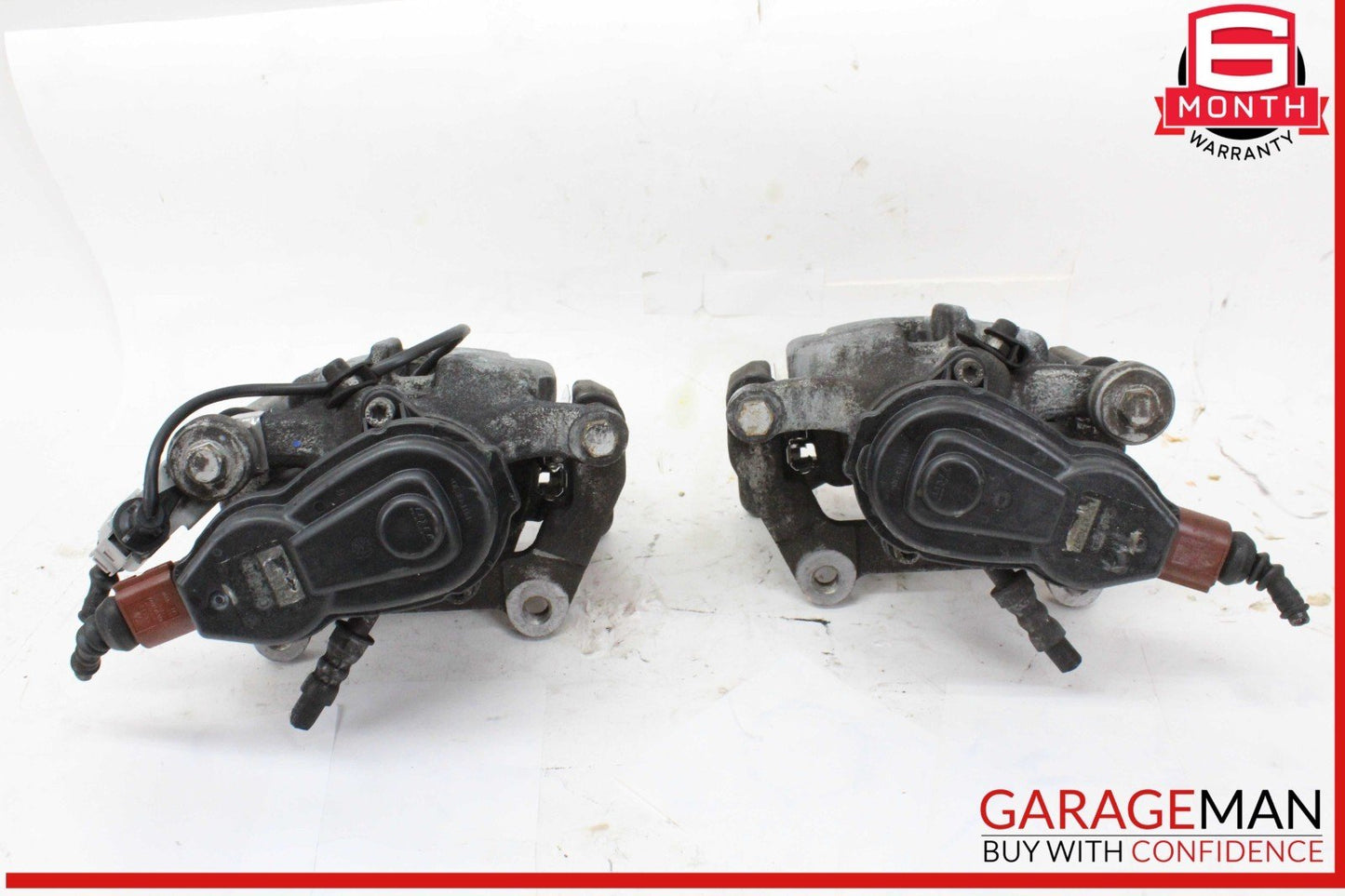 12-18 Audi A6 A7 Rear Left & Right Side Brake Calipers Set of 2 Pc OEM