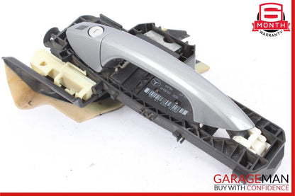 10-13 Mercedes W212 E350 E400 Front Left Exterior Door Handle Assembly Silver