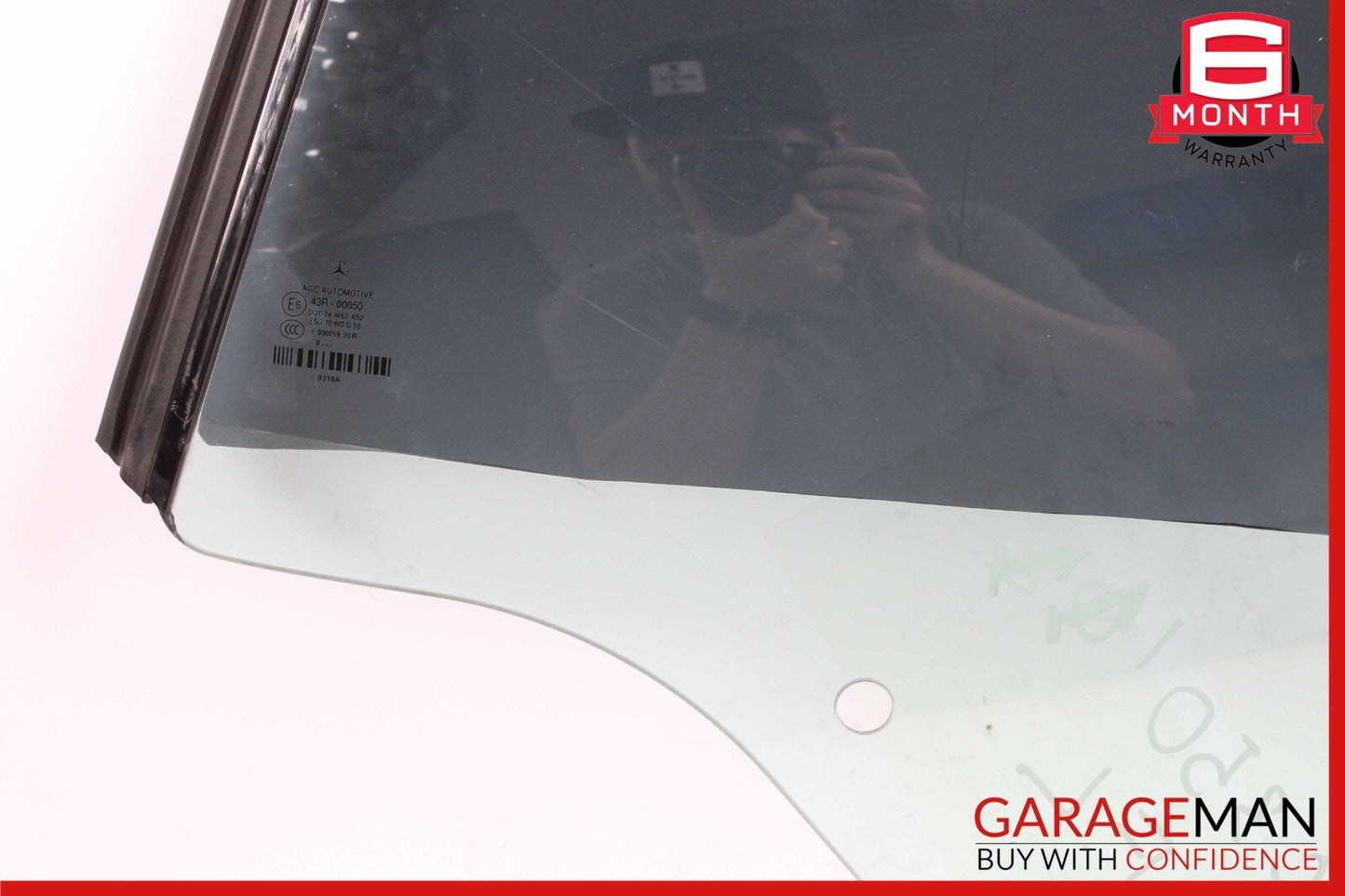 11-17 Mercedes W207 E350 E400 Convertible Rear Left Quarter Door Window Glass