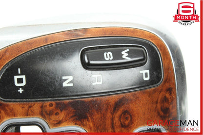 00-06 Mercedes W215 CL500 CL65 AMG Center Console Shift Shifter Bezel Trim Wood