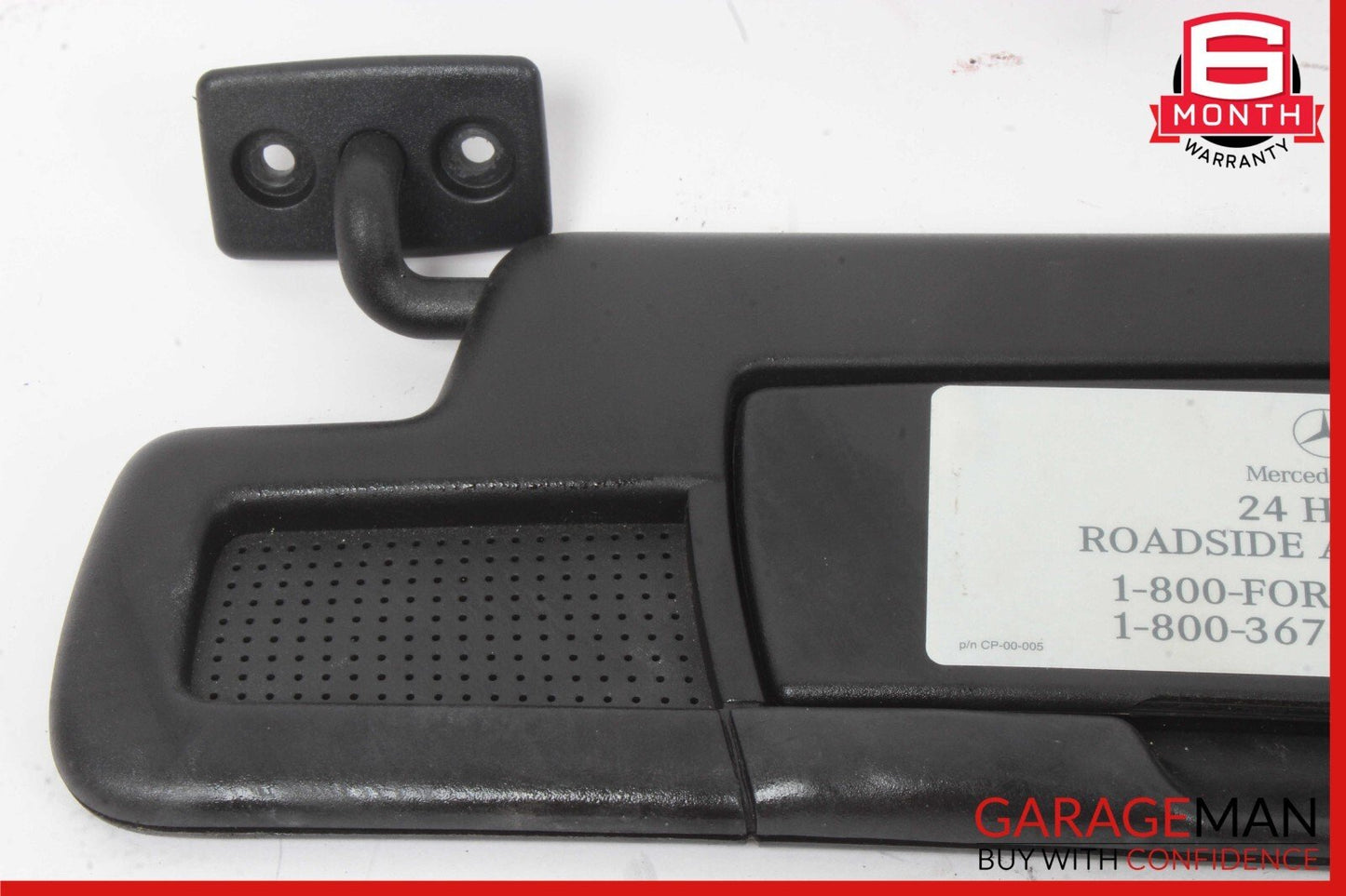 12-20 Mercedes R172 SLK250 Front Left Side Sun Visor Shade Sunvisor Cover OEM