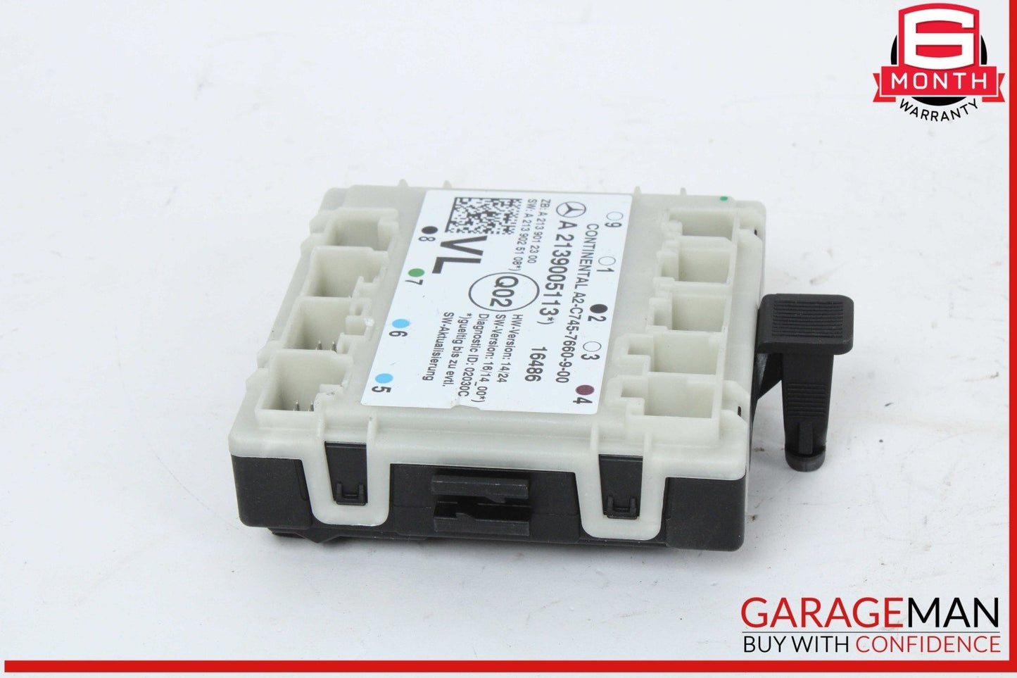 17-19 Mercedes W213 E300 E400 Front Left Side Door Control Module Unit OEM