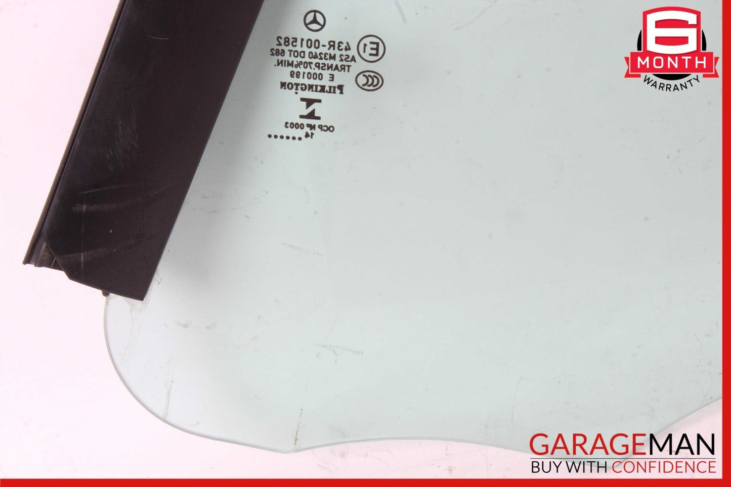 12-20 Mercedes R172 SLK250 SLK350 Rear Right Side Quarter Window Glass OEM