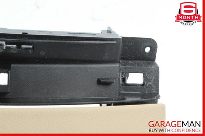 07-13 Mercedes W221 S550 S450 Center Console Dashboard CD Player Cover Beige OEM