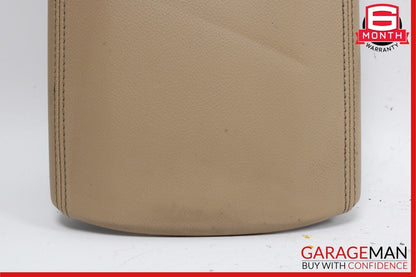 06-12 Mercedes X164 GL450 Front Center Console Arm Rest Storage Door Lid Brown