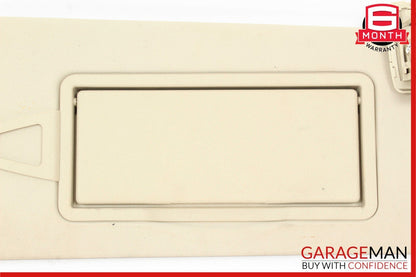 08-14 Mercedes W204 C250 Front Right Passenger Sun Visor Sunvisor Shade Beige