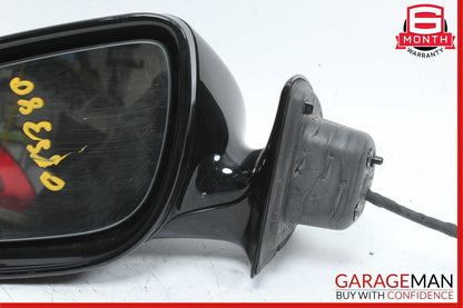 07-09 Mercedes W211 E350 E550 Front Left Side Mirror Door Rear View Black OEM
