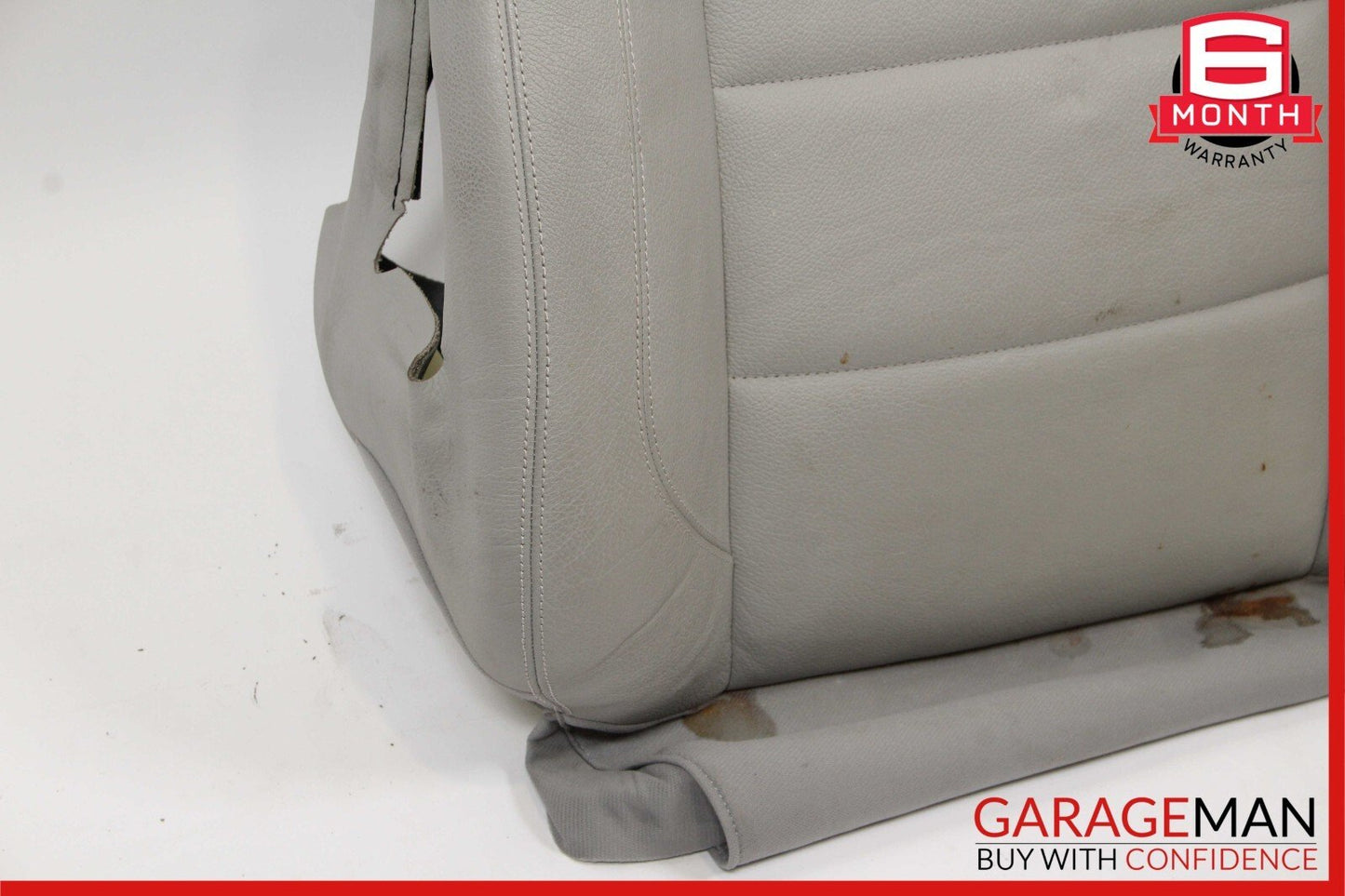 12-14 Mercedes W204 C350 Sedan Front Right Side Top Upper Seat Cushion Gray OEM
