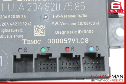08-14 Mercedes W204 C300 C350 Rear Left Driver Side Door Control Module OEM