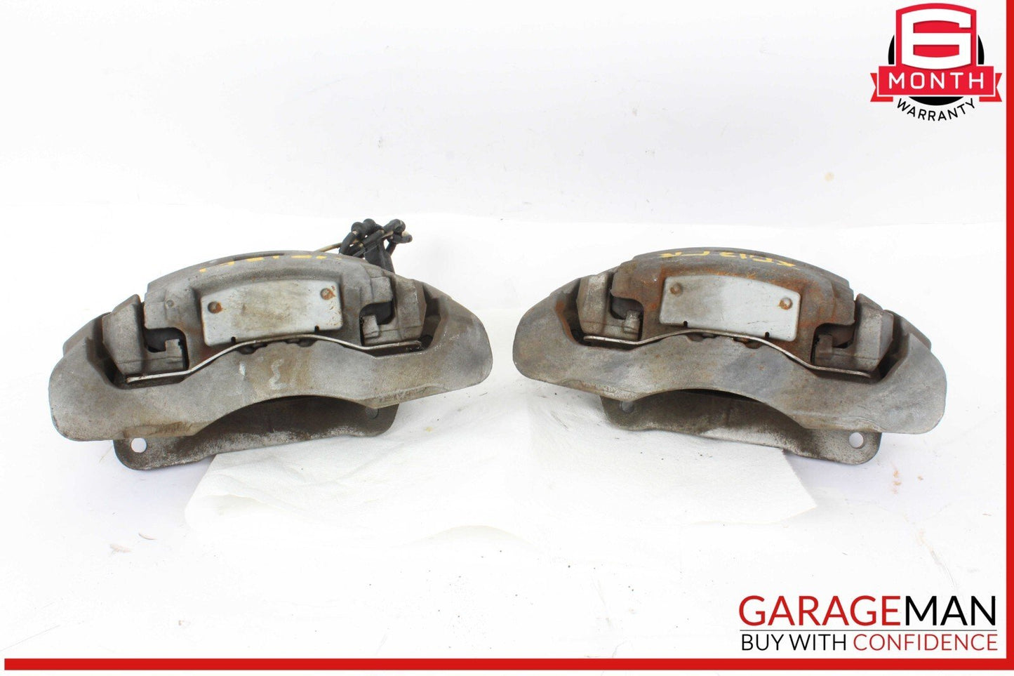09-15 Jaguar XF Front Right & Left Disc Braking Brake Stop Caliper Set of 2 OEM