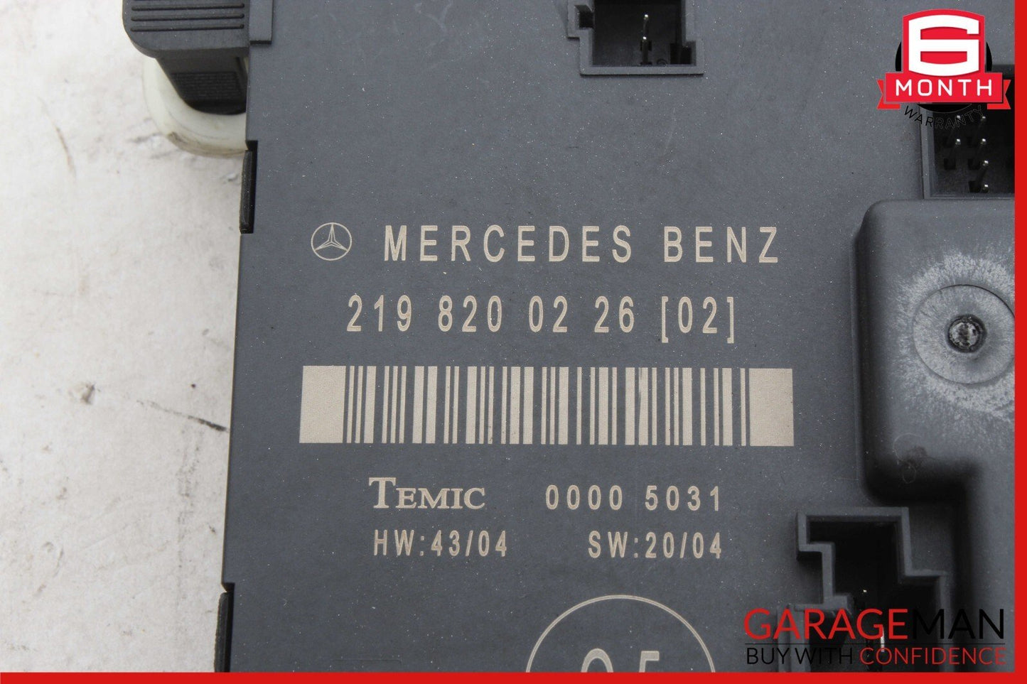 06-11 Mercedes W219 CLS550 Rear Left Side Door Controller Module Unit