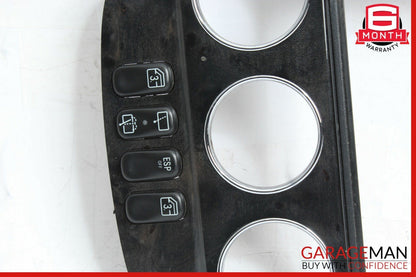 02-05 Mercedes W163 ML320 ML350 ML500 Center Console Switch Trim Bezel Black OEM