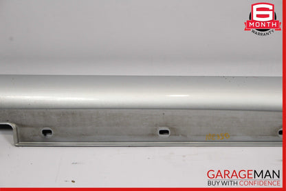 10-16 Mercedes W212 E350 E550 E63 AMG Sport Left Side Skirt Rocker Panel Silver