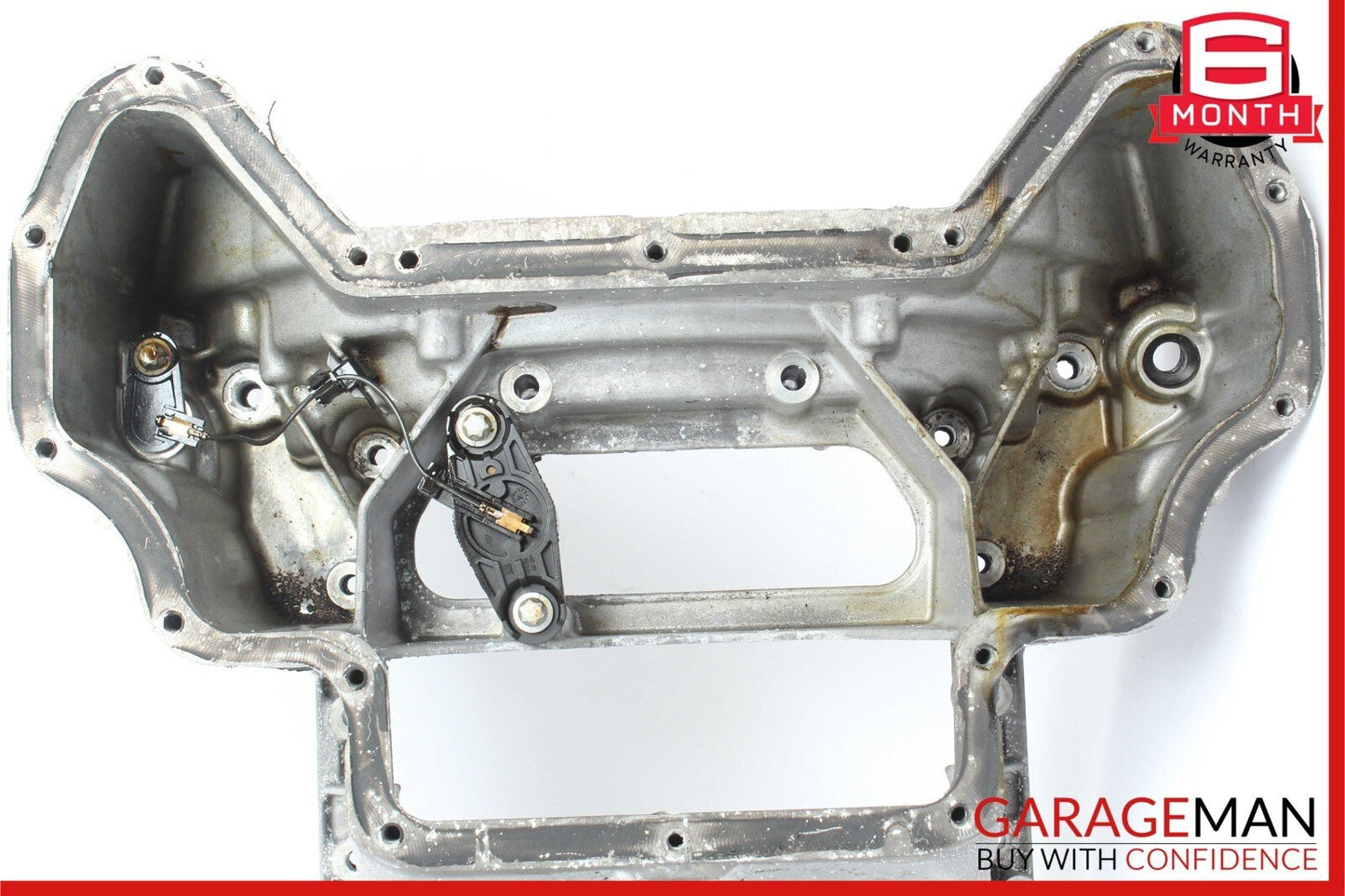 06-11 Mercedes W204 C300 SLK280 Engine Upper Oil Sump Baffle Pan 2720142102 OEM