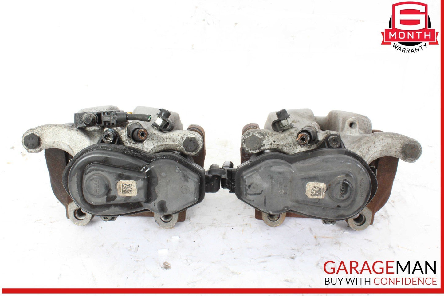 12-19 Mercedes X166 GL450 Rear Left & Right Side Brake Caliper Calipers Set OEM