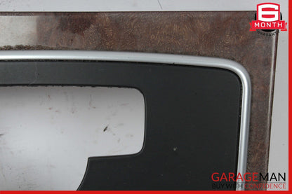 10-13 Mercedes W212 E350 E400 E550 Center Console Switch Trim Cover Bezel Wood