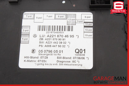 07-13 Mercedes W221 S550 S63 AMG Front Right Door Control Module 2218704293 OEM
