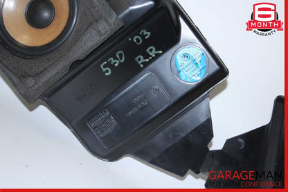 97-03 BMW E39 530i 540i Rear Side Shelf Subwoofer Speakers Assy Set of 2 Pc OEM