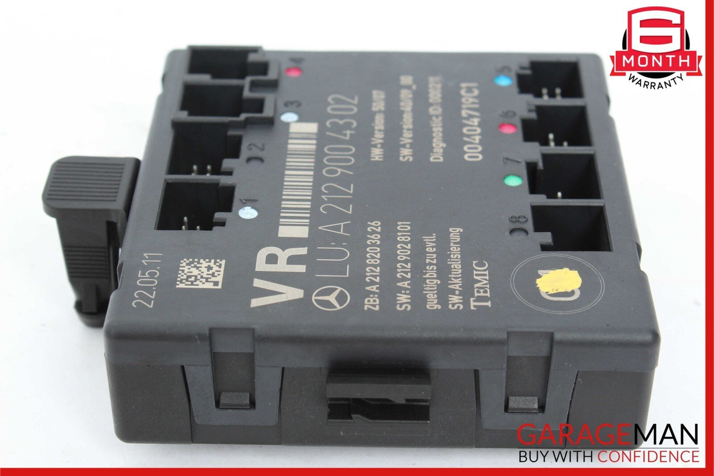 08-18 Mercedes W204 C250 Front Right Side Door Control Module  2129004302 OEM