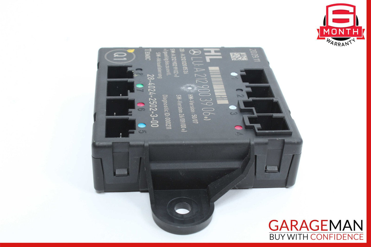 08-18 Mercedes W204 C250 C350 CLS550 Rear Left Side Door Control Module OEM