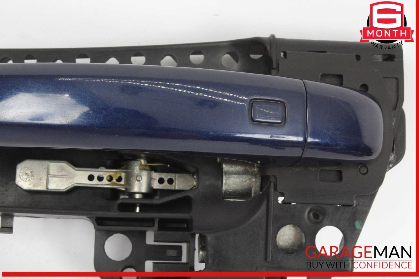 14-17 Audi SQ5 Rear Left Driver Side Exterior Door Handle Blue OEM