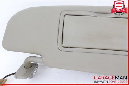 17-22 Alfa Romeo Giulia Front Right Passenger Side Sun Visor Sunvisor Gray OEM