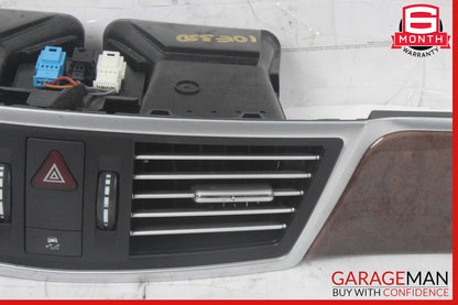 10-13 Mercedes W212 E350 Front Center Dash AC A/C Air Vent Grille Trim Assembly