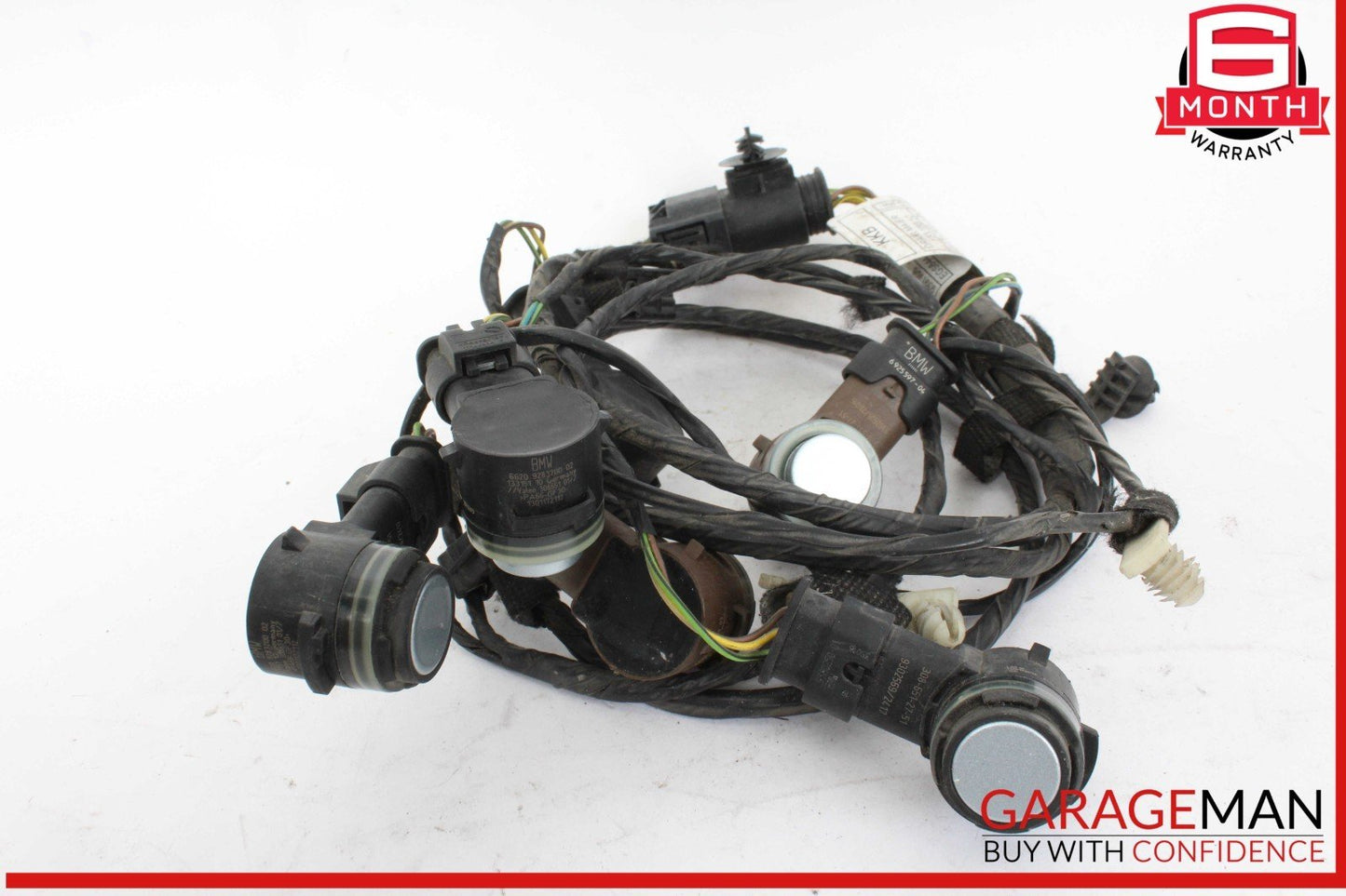 14-17 BMW i3 I01 Hybrid Front Bumper Wire Harness w/ PDC Park Assist Sensor OEM